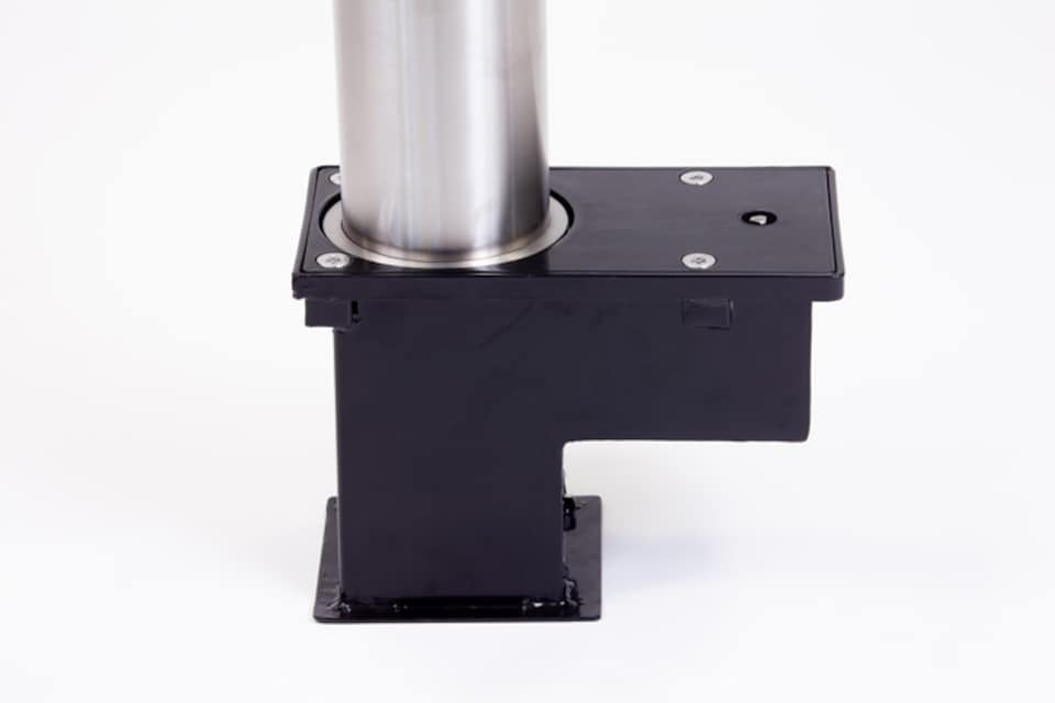 Post Game Reflection The Ramp People Sloped Removable Bollard Steel Reflective Security Post ...