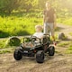 image 2 of AIYAPLAY Kids Ride on Car, 12V Electric Truck w/ Horn, Lights, USB, Black