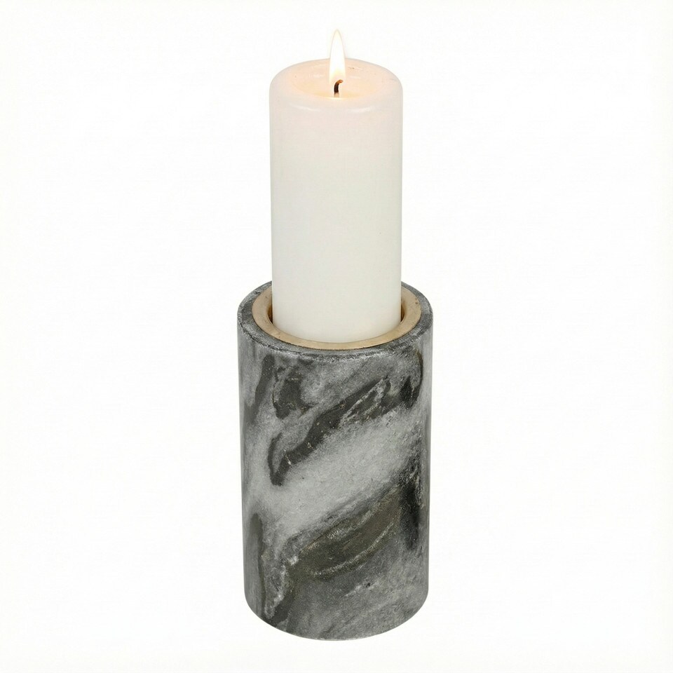 image 1 of Natural Marble Stone Votive Tea Light Candle Holder Home Decor Centrepiece Gift | Multi | 2 Holder 7cm