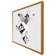 image 5 of Geometric squares & leaves (Picture Frame) White | XL