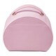 image 5 of Living and Home Stylish Jewellery Box with Handle - Pink