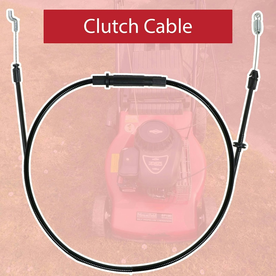 image 1 of SPARES2GO Drive Clutch Cable for Stiga Collector 46, 53 S B Lawnmower