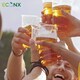 image 4 of ECONX 20oz Plastic Full Pint Cups Clear Beer Reusable Glasses For Pub Beach Parties 500pc