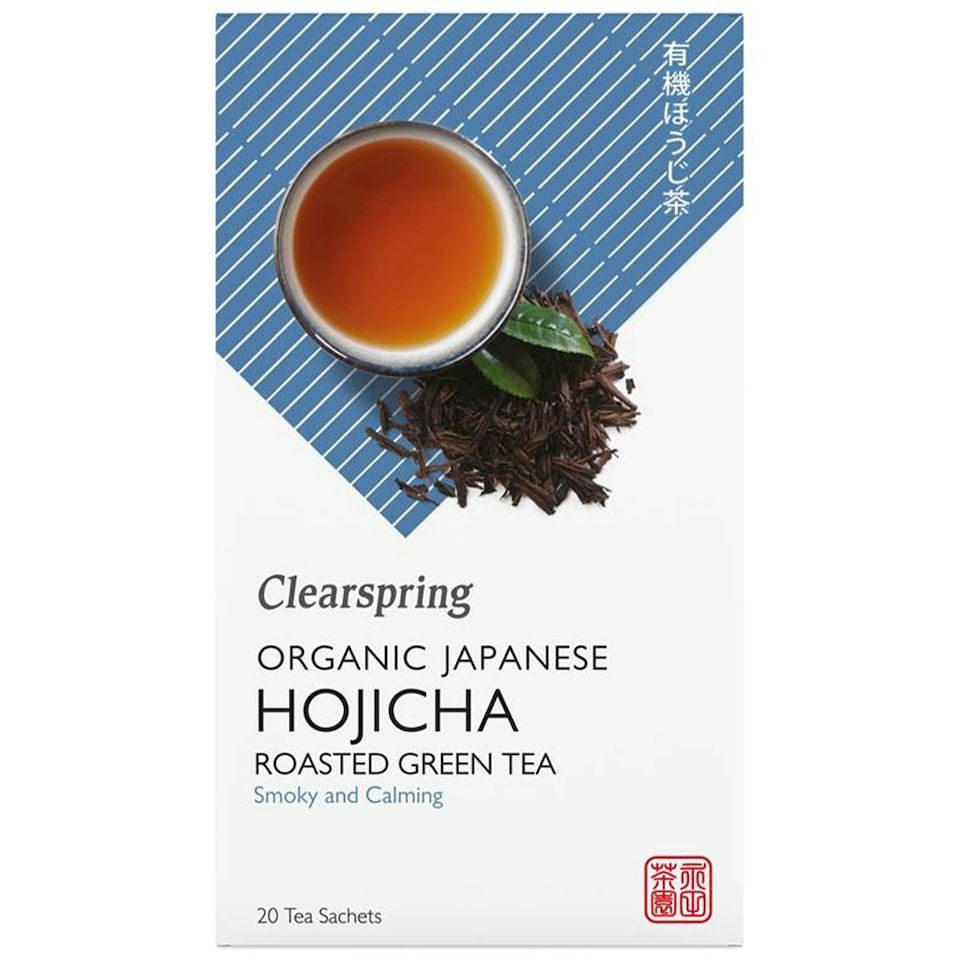 Organic Japanese Hojicha 20 Tea Sachets (Clearspring)