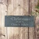 image 5 of Personalised Christmas Hanging Slate Plaque