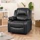 image 2 of Northfield Dual Motor Massage Heat Riser Recliner Chair - Black