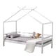 image 1 of Teddy Kids Childrens White Wooden House Treehouse Single Bed Frame (Single) | White | White | Single