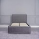 image 6 of Ottoman Storage Bed grey double 4ft 6 fabric and 1 Mattress wooden bedroom furniture