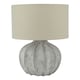 image 1 of Hill Interiors Darcy Antique Flute Table Lamp (UK Plug) - Stone - One Size