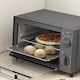 image 9 of HOMCOM Mini Oven, 9L Countertop Electric Grill, Toaster Oven with Adjustable Temperature, Timer, Dishwasher Safe Baking Tray and Wire Rack, 750W, Grey