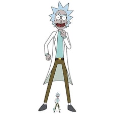 Scientist Rick Sanchez Rick and Morty Lifesize Cardboard Cutout 195cm
