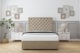 image 1 of Sloomy Mayfair Almond Coniston Divan Bed With Mattress No Drawers With 54" Floor Standing Headboard 6' Super King | Cream | Almond | Super King | 1