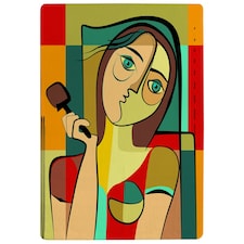 Woman with chocolate in hand (Rug) Multi | M