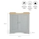 image 8 of VonHaus Shrewsbury Grey Under Sink Bathroom Cabinet