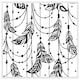 image 1 of Hand drawn bohemian chic style (Picutre Frame) White | M