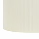 image 3 of Romana - Brushed Chrome Touch Operated Table Lamp with White Pleated Shade Silver | White