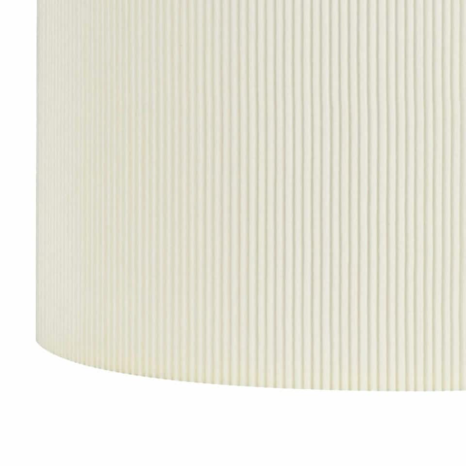 image 1 of Romana - Brushed Chrome Touch Operated Table Lamp with White Pleated Shade Silver | White