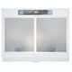 image 5 of SIA VSR60WH 60cm White Slimline Visor Cooker Hood Kitchen Extractor Fan