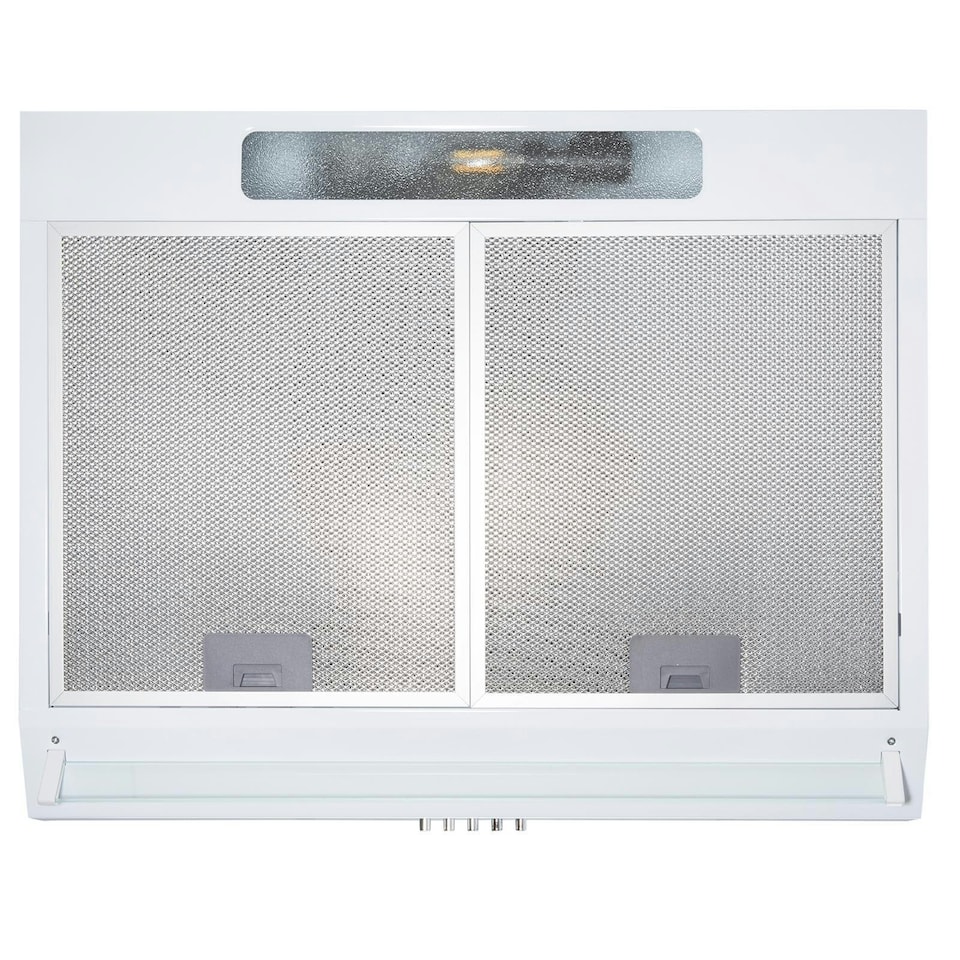 image 1 of SIA VSR60WH 60cm White Slimline Visor Cooker Hood Kitchen Extractor Fan