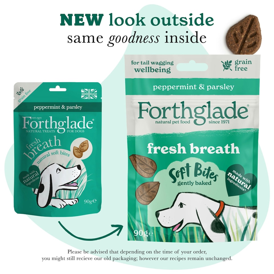image 1 of Fresh Breath Peppermint & Parsley Dog Treats (8x90g)