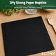 image 2 of ECONX Black 2 Ply 4 Fold Paper Napkins Tissue Serviettes for Birthdays Weddings Parties 1000PK
