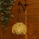 image 3 of ValueLights Artichoke Yellow Outdoor Solar Decorative Light | Yellow