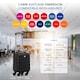 image 8 of 40x20x25cm Ryanair Free Carry-On Maximum Size Cabin Suitcase - Lightweight 4 Wheel ABS Hard Case - Cabin Carry On Hand Luggage Suitcase 100+ Airline Approved Silver | Silver | Cabin Bag