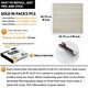 image 4 of NOVECRAFTO Vinyl Floor Tile – Self Adhesive 18x18 in – Travertine Dune – Peel & Stick for Kitchen, Bathroom & Living Room – Waterproof & Easy DIY Brown | 6.27 sqm