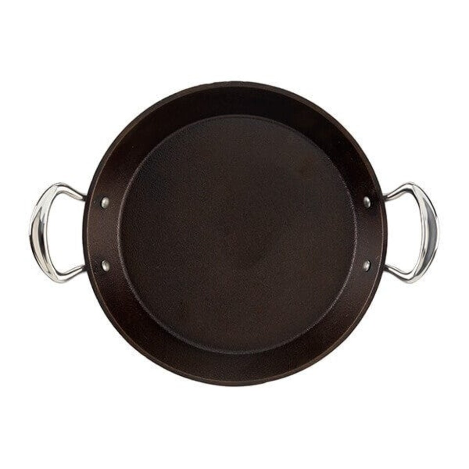 image 1 of Samuel Groves Britannia Cast Iron 24cm Double Handled Skillet