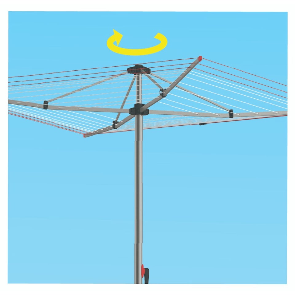 image 1 of Hills Supadry Hoist Rotary Dryer 4 Arm 60 Metre