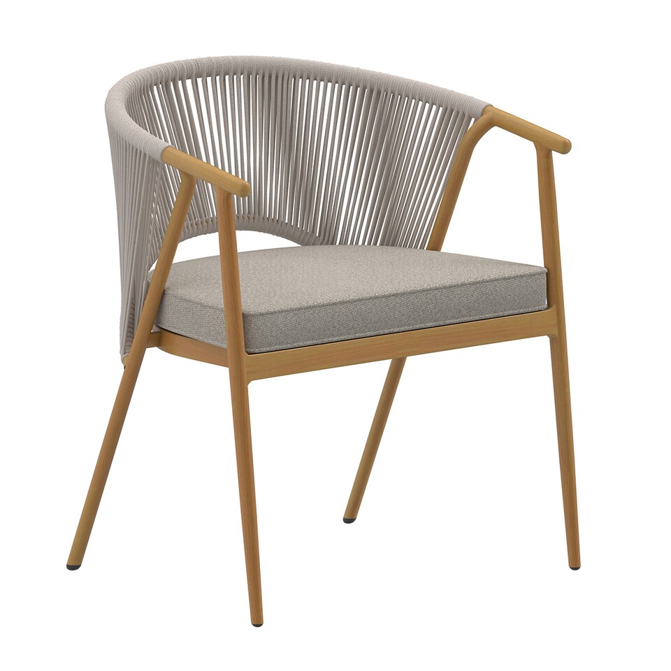 image 1 of Charles Bentley Almada 4 Seater Dining Set