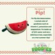 image 3 of Watermelon Soft Toy Food Themed Cute Plush Cuddly Soft Fluffy 16cm Red
