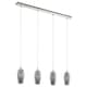 image 1 of Stephie 4 Light Ceiling Light Bar Satin Nickel