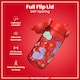 image 4 of Leak Proof Kids Water Bottle, BPA Free, 350ml (12oz) | Red | Unicorns Red | One Size