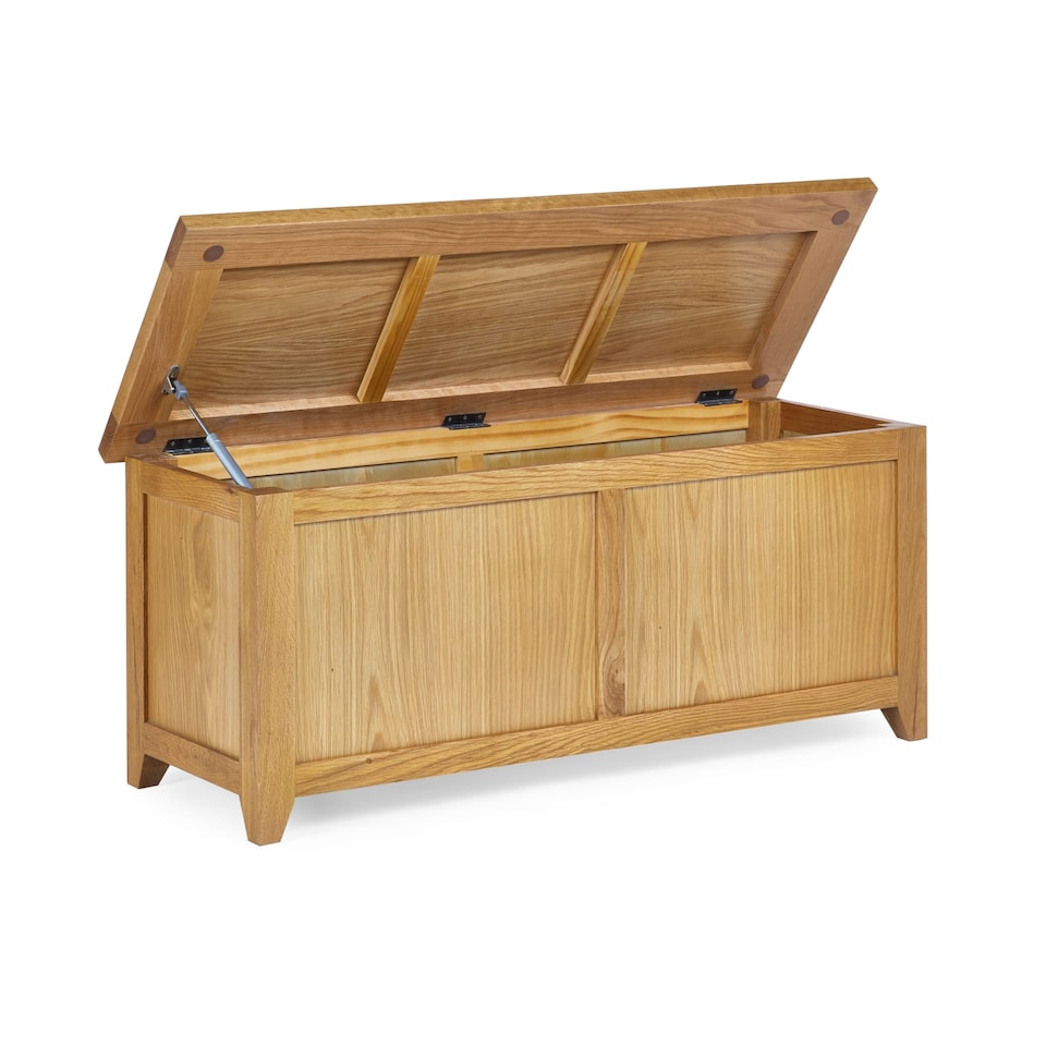image 1 of Premium Langham Storage Bench in Oak