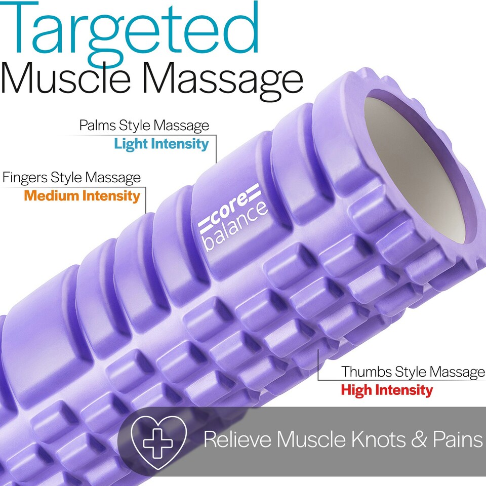 image 1 of Grid Foam Roller - Purple