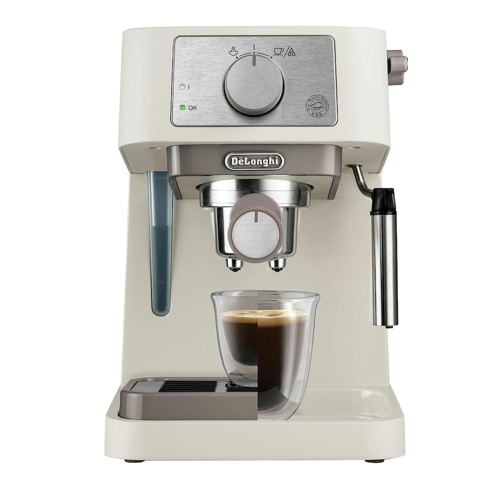 image 1 of Delonghi Bean to Cup Manual Coffee Machine, Stilosa