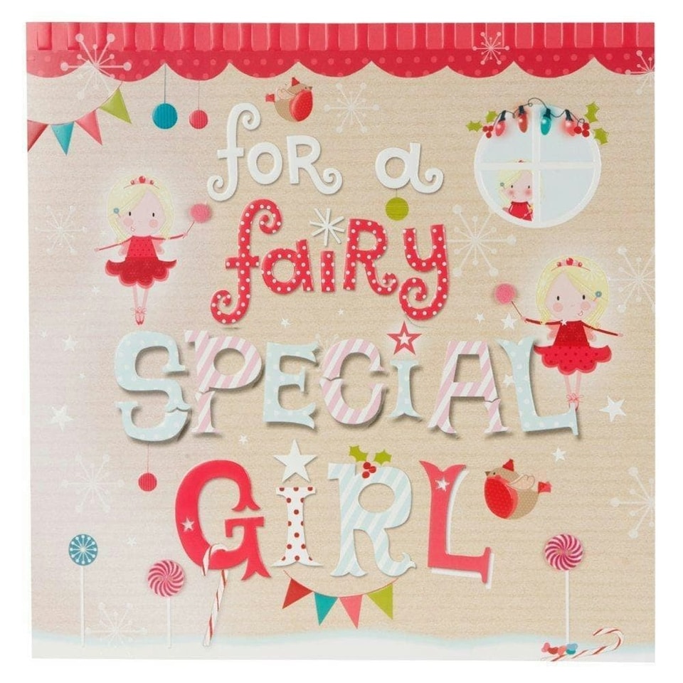 image 1 of Special Girl Christmas, Christmas Greetings Card