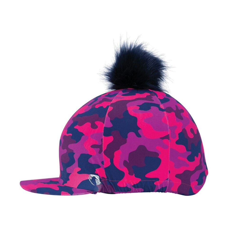 image 1 of HyFASHION DynaForce Camouflage Hat Cover - Raspberry/Navy - One Size Pink | One Size