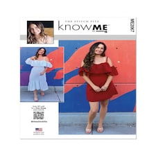 Know Me 2067 Paper Sewing Pattern – Women’s Dress, Size U5 (16–18–20–22–24), Intermediate