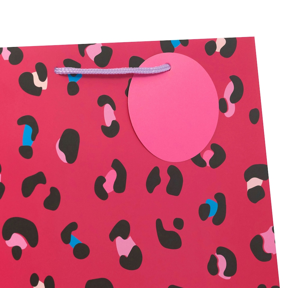 image 1 of Essentials Animal Print Large Gift Bag - Pack of 3