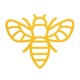 image 5 of Taylor's Eye Witness Silicone Honey Bee Trivet