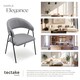 image 7 of Dining Chair Bedano - woven fabric, padded, 150 kg load capacity | Grey | grey | 6