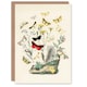 image 1 of William Forsell Kirby Art Card Small Butterflies Caterpillars
