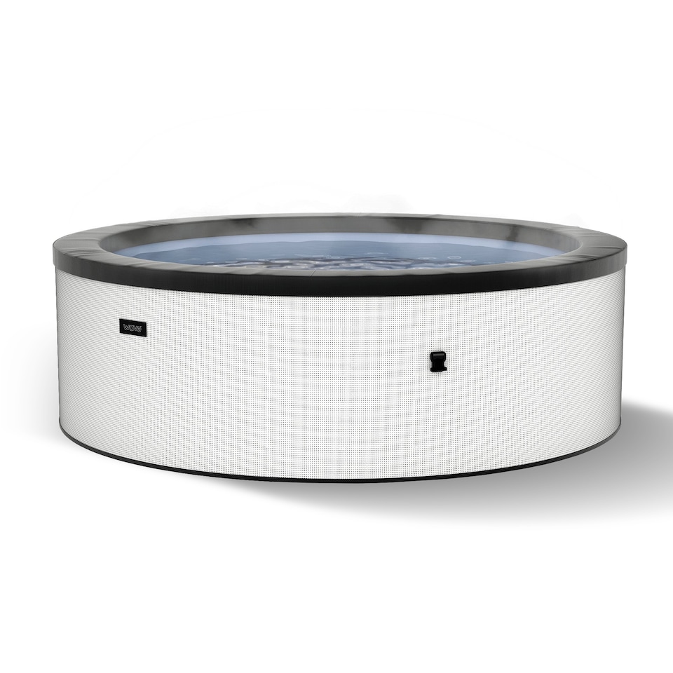 image 1 of Wave Tahoe 4 Person Eco Foam Hot Tub, Pebble White