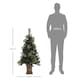 image 3 of HOMCOM 1.2m Prelit Christmas Tree with 100 Warm White LED Lights and 8 Modes