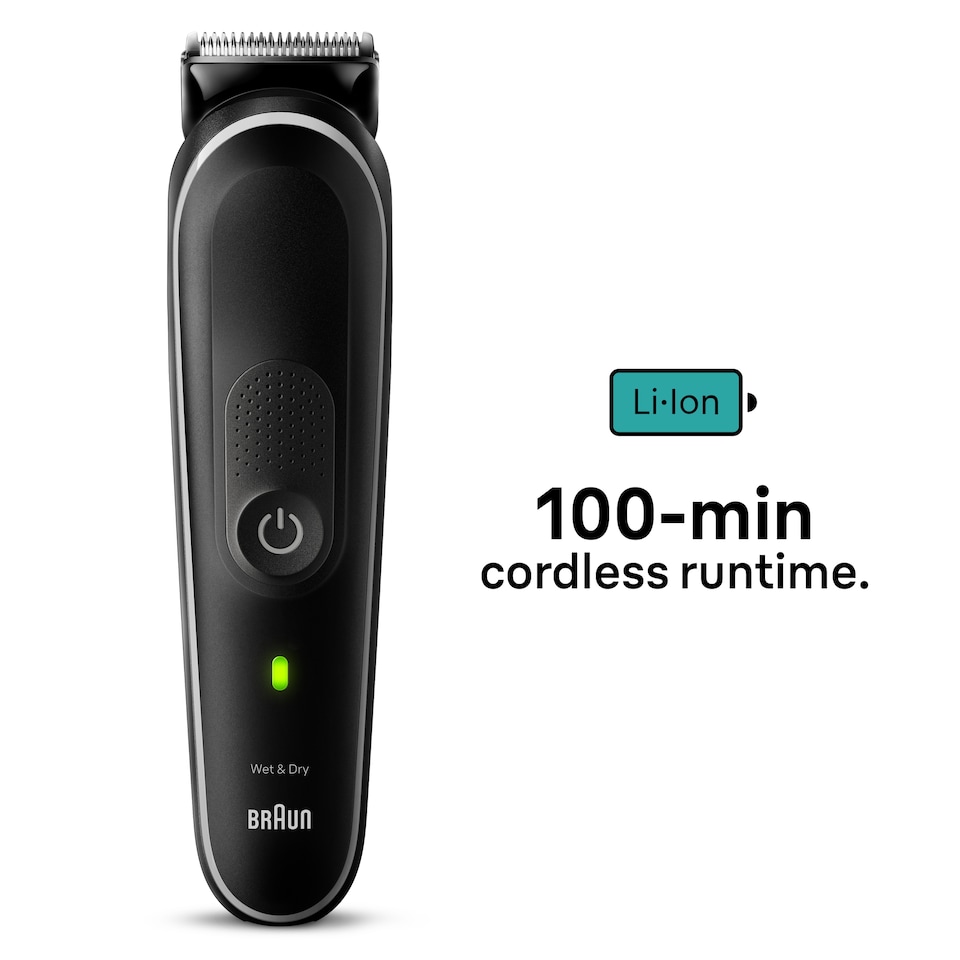 image 1 of Braun All-In-One Style Kit Series 5 MGK5440, 10-in-1 Kit For Beard, Hair, Manscaping & More
