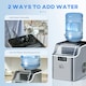 image 4 of HOMCOM Ice Maker Machine Counter Top Ice Cube Maker for Home 20kg in 24 Hrs