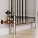 image 2 of Alpha - Column Radiator Feet - 2 Column Raw Metal