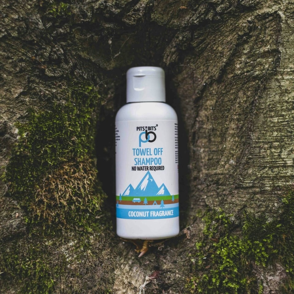 image 1 of Pits & Bits® Towel Off Shampoo 100ml - Coconut